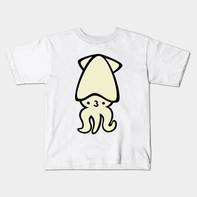 Squid Kids T-Shirt by soniapascual